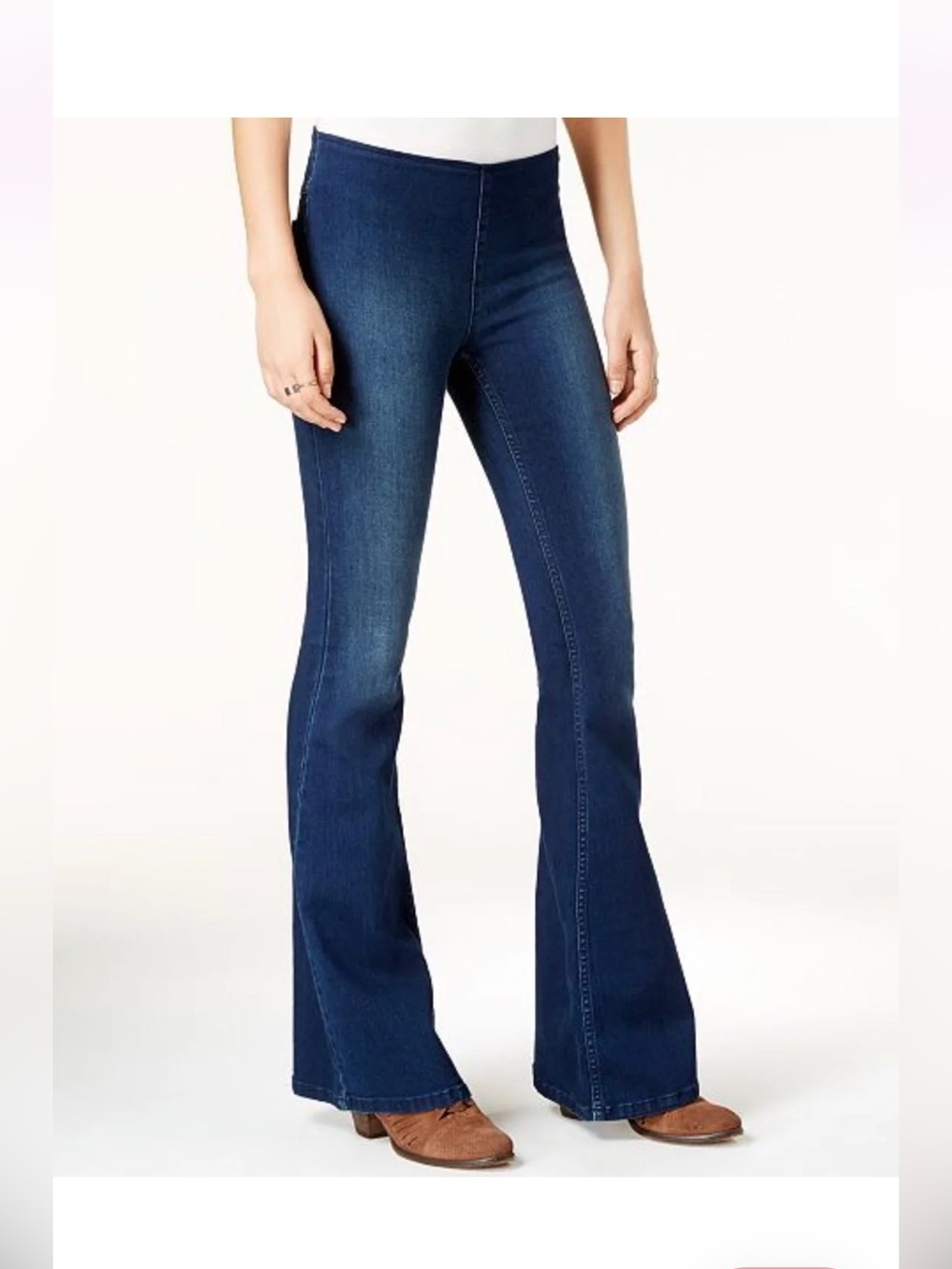 We The Free Dark Blue Flare Jeans
